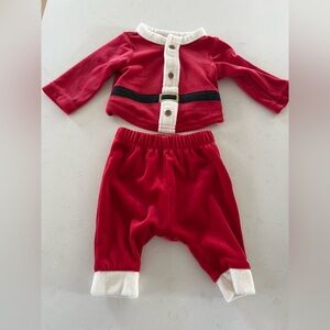 Carter's Santa Red Baby Outfit newborn